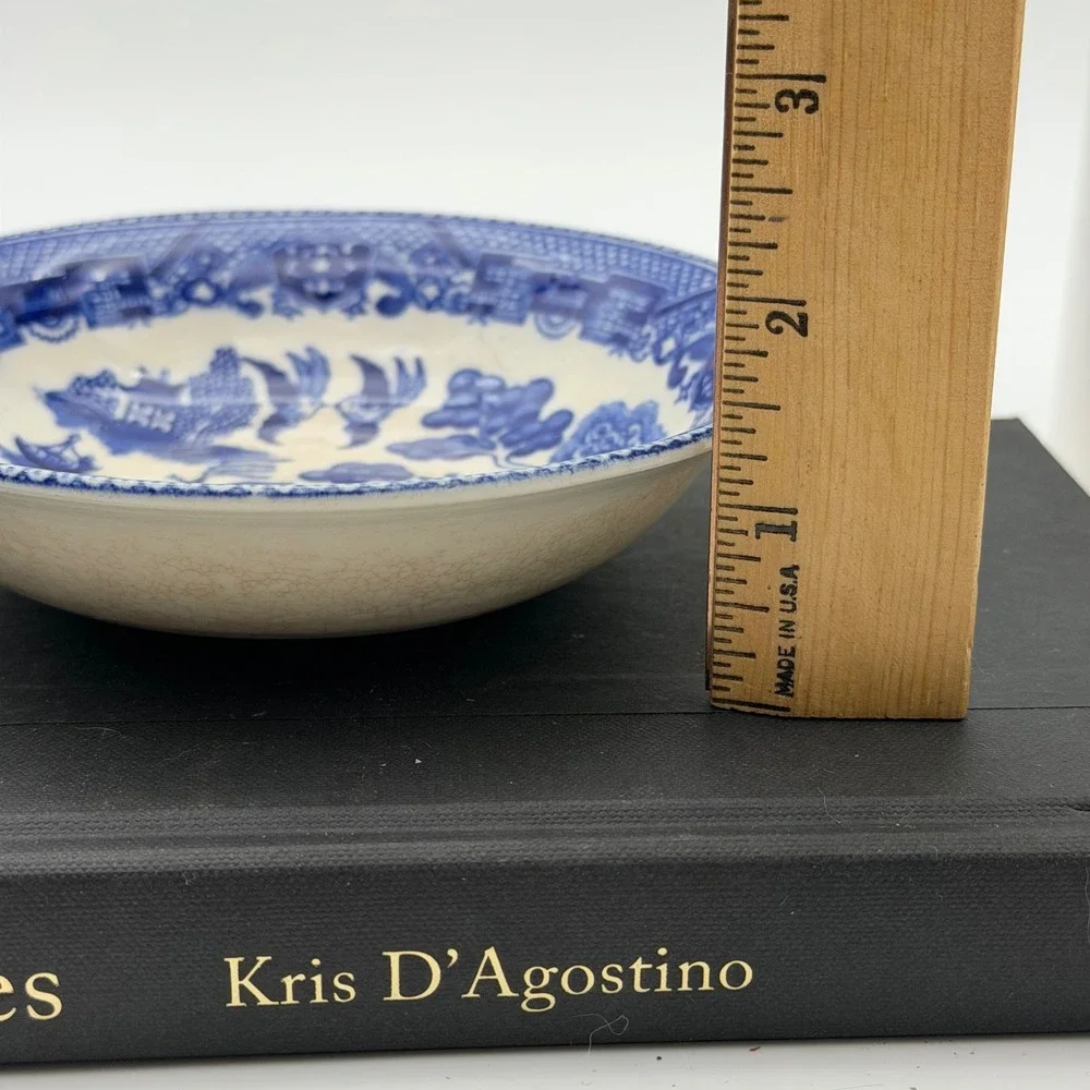 Vintage Japan Blue Willow Small Bowls 6